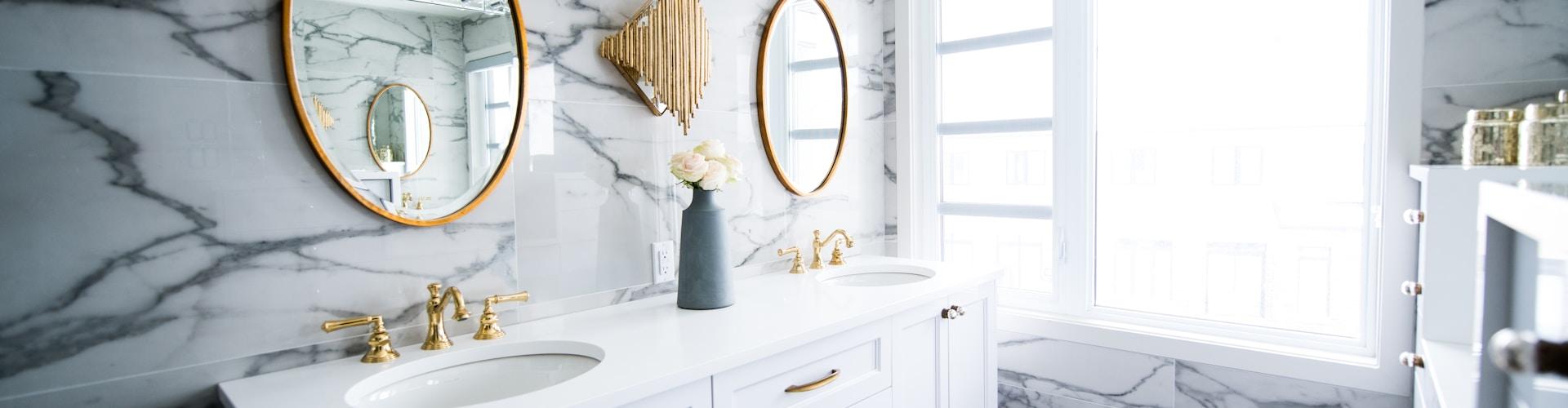 Marble bathroom